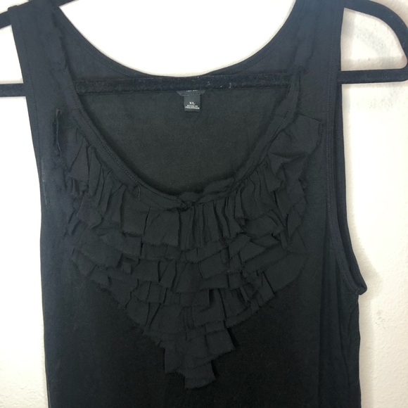 Ann Taylor, black tank top - XL - Picture 2 of 8